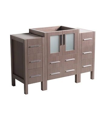 Fresca Torino 48" Gray Oak Modern Bathroom Cabinets
