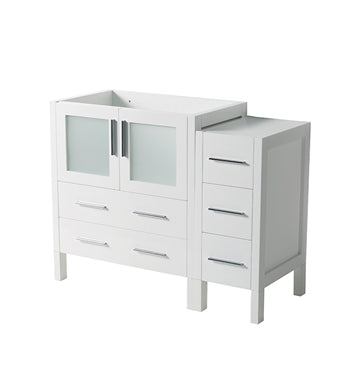 Fresca Torino 42" White Modern Bathroom Cabinet