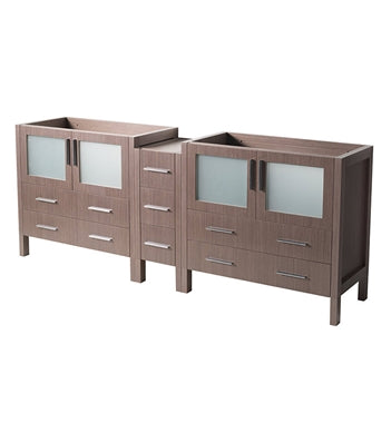 Fresca Torino 83"-84" Gray Oak Modern Bathroom Cabinet