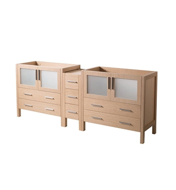 Fresca Torino 83"-84" Light Oak Modern Bathroom Cabinet