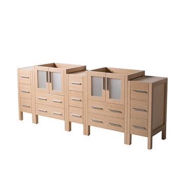 Fresca Torino 72" Light Oak Modern Bathroom Cabinets