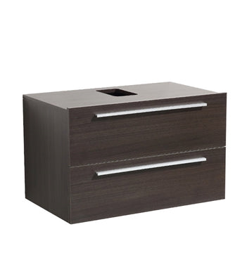 Fresca Medio Gray Oak Modern Bathroom Cabinet