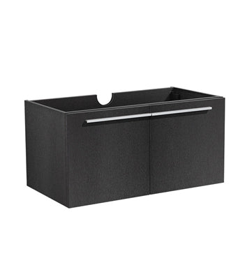 Fresca Vista Black Modern Bathroom Cabinet