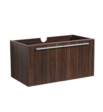 Fresca Vista Walnut Modern Bathroom Cabinet