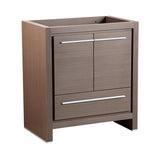 Fresca Allier 30" Gray Oak Modern Bathroom Cabinet