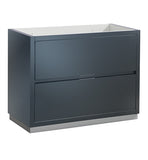 Fresca Valencia 42" Dark Slate Gray Free Standing Modern Bathroom Cabinet 