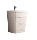 Fresca Milano 26" Glossy White Modern Bathroom Cabinet w/ Integrated Sink