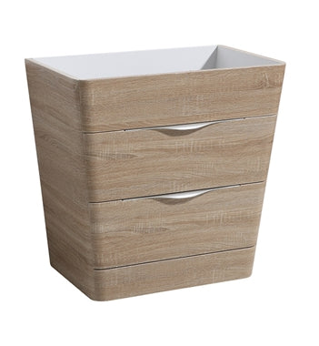 Fresca Milano 32" White Oak Modern Bathroom Cabinet