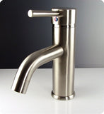 Fresca Sillaro Single Hole Mount Bathroom Vanity Faucet - Brushed Nickel