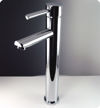 Fresca Tolerus Single Hole Vessel Mount Bathroom Vanity Faucet - Chrome