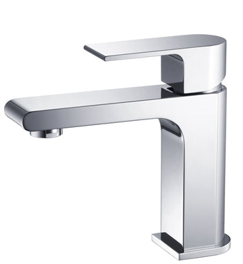 Fresca Allaro Single Hole Mount Bathroom Vanity Faucet - Chrome