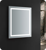 Fresca Santo 36" Wide x 30" Tall Bathroom Mirror w/ LED Lighting and Defogger