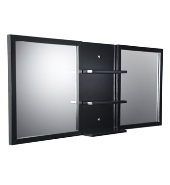 Fresca Vetta 60" Espresso Mirrors with Shelf Combination