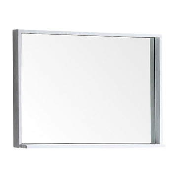 Fresca Allier 36" white Mirror with Shelf