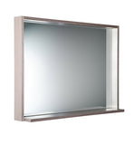 Fresca Allier 40" Gray Oak Mirror with Shelf