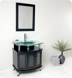 Fresca Contento 30" Espresso Modern Bathroom Vanity w/ Mirror
