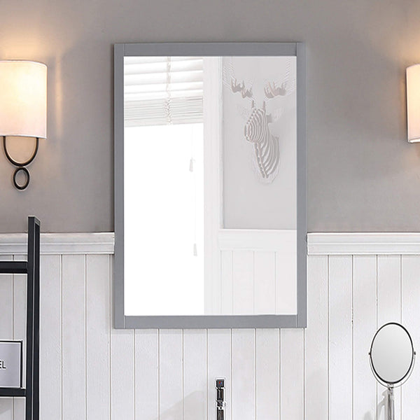 36" Mirror - Metal Grey