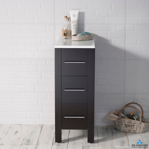 Sydney 12" Side Cabinet - Espresso