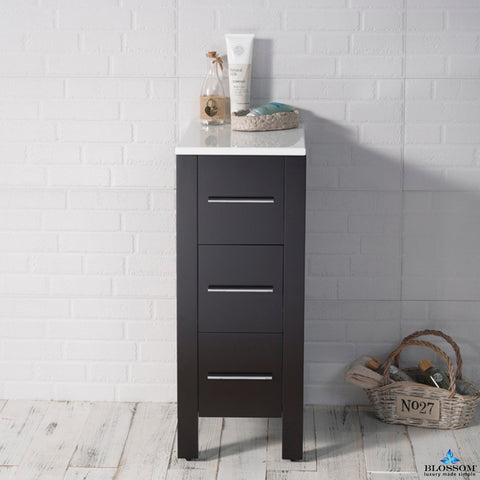 Sydney 12" Side Cabinet - Espresso