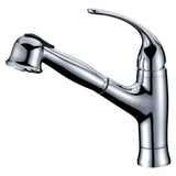 Dawn? Single-lever pull-out spray kitchen faucet, Chrome