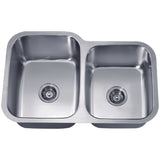 Dawn Undermount Double Bowl Sink (Small Bowl on Right)