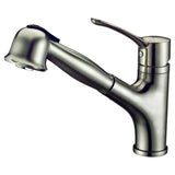 Dawn? Single-lever pull-out spray kitchen faucet, Brushed Nickel