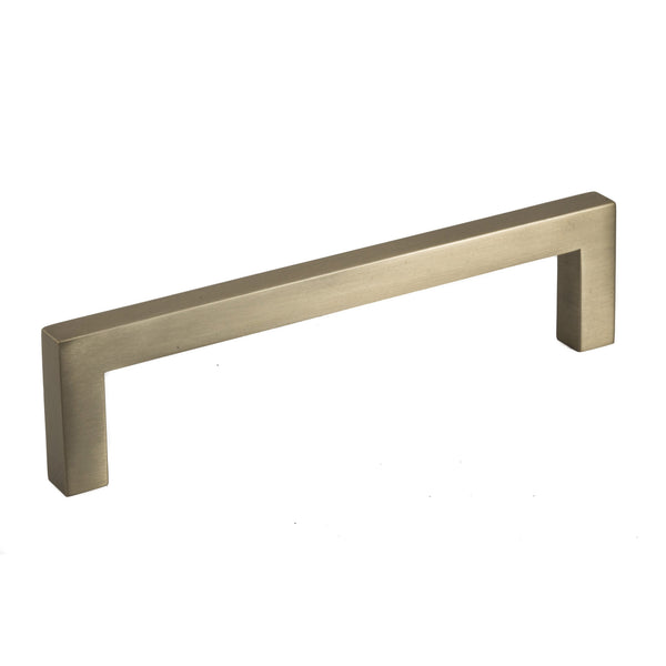 Square Bar Pull Cabinet Handle Gold Champagne 12mm