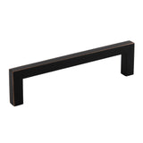 Square Bar Pull Cabinet Handle Oil-Rubbed Bronze Solid Zinc 9mm