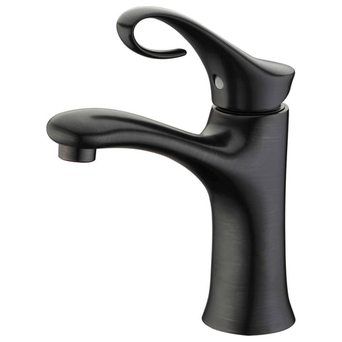 Dawn? Single-lever lavatory faucet, Dark Brown Finished (Standard pull-up drain with lift rod D90 0010DBR included)